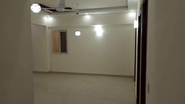 Defence DHA phase 5 badar commercial brand new 3 bed D D apartment available for rent 3