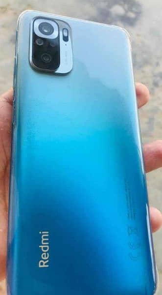 redmi Note 10 4gb 128gb with  box charger rs 23k contact 03017662935 2