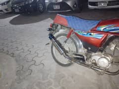 Honda CD70 for sale with exhaust and fire kit