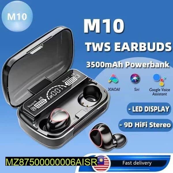 M 10 Pro wireless Gaming Earbuds 1