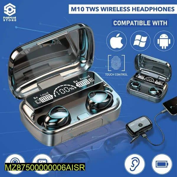 M 10 Pro wireless Gaming Earbuds 2
