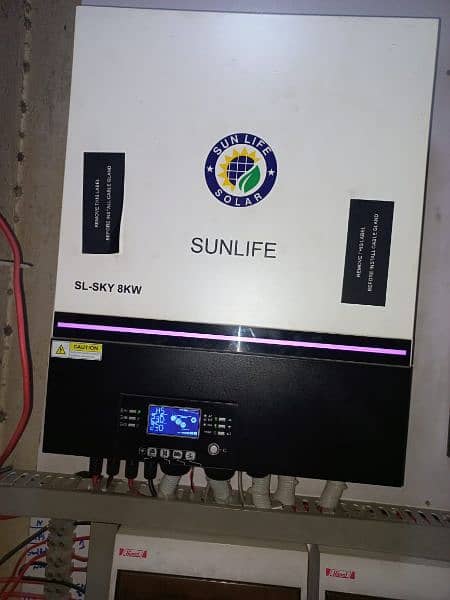 sunlife solar inverter 8KW 1