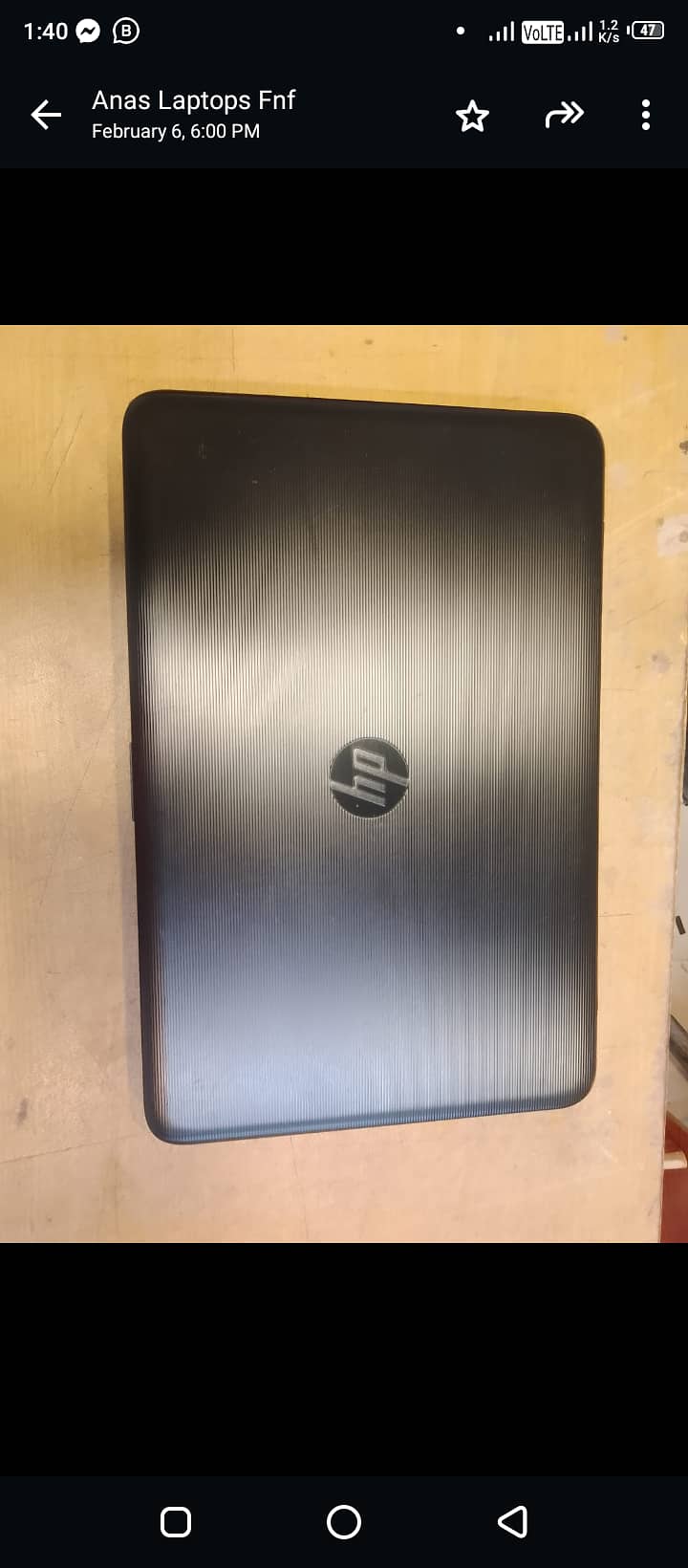 HP laptop i7 , 5th generation 8gb , 256 ssd 0
