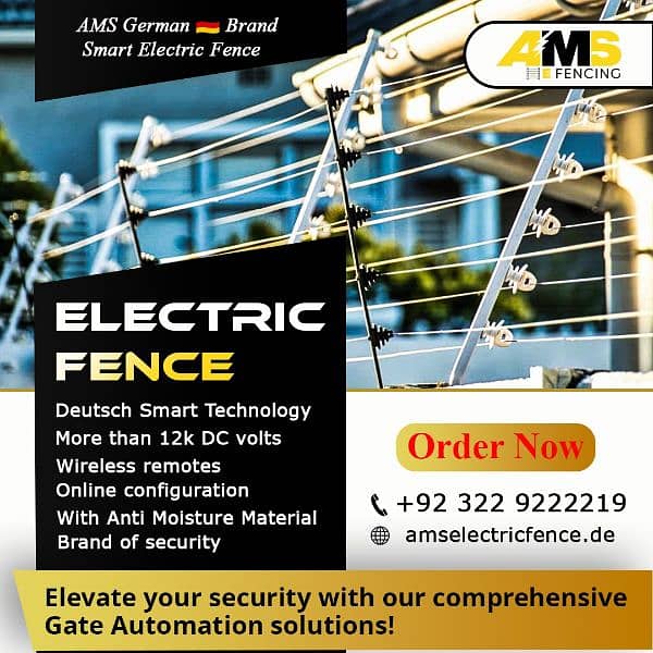 Secure your homes and premises with electric fencing 0