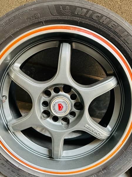 Low profile Rims 17 inches England made with free tyres 3