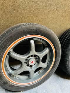 Alloy Rims 17 inches England made with free tyres