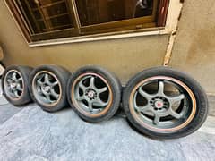 Alloy Rims 17 inches England made with free tyres