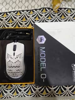 Glorious Model O Minus RGB Gaming Mouse – Glossy White