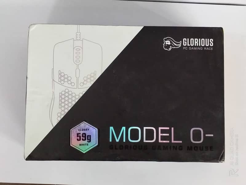 Glorious Model O Minus RGB Gaming Mouse – Glossy White (Brand New) 1