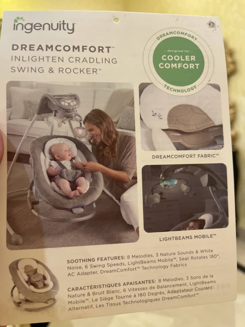 Ingenuity Dreamcomfort /cradling swing and rocker 3