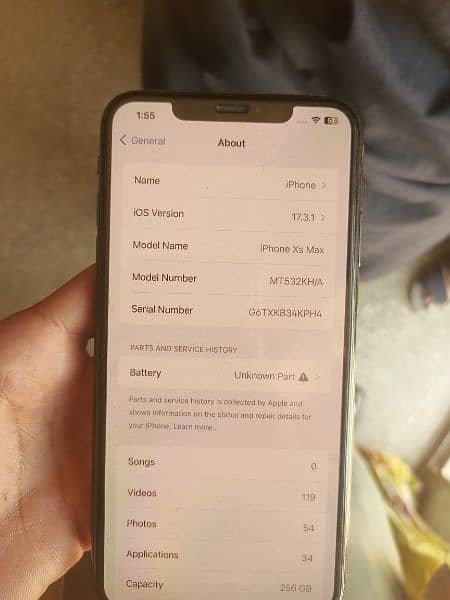 iphone xs max 256gb battery change all ok 1