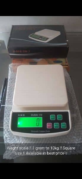 Kitchen Scale Digital scale, Kitchen Scale, Weight Scale (1gm-10kg) 2