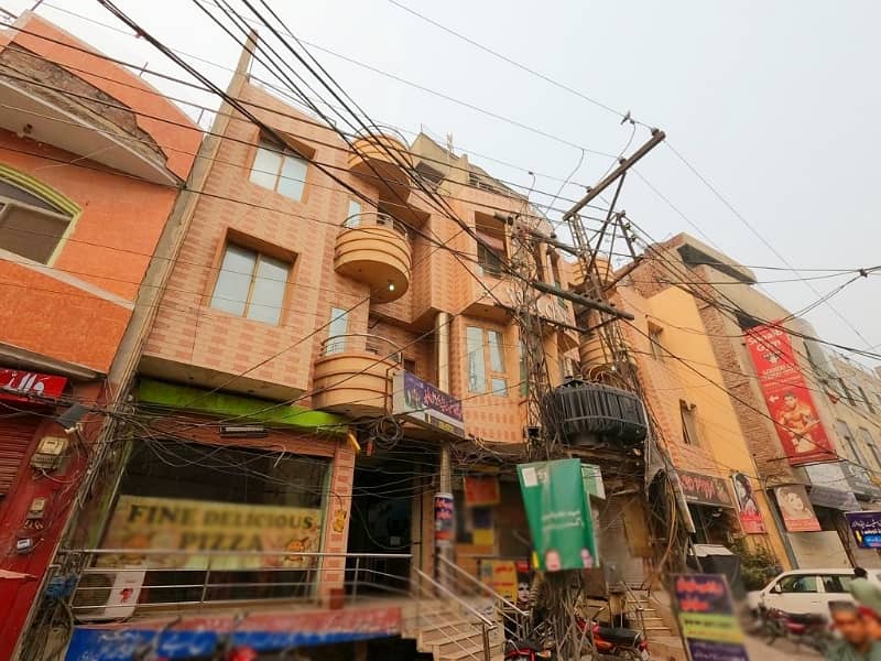 20 Marla Commercial Plaza For Sale Having 14 Flats 24 Shops 6 Halls With Basement Rs. 600,000 Rent Income At Rustam Park Mor Samanabad Multan Road Lahore 4
