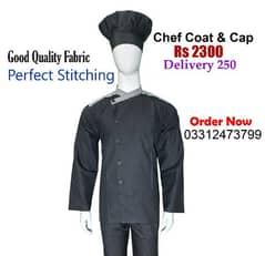 Chef Coat & Chef Cap Kitchen Uniform in Pakistan at best price online 0
