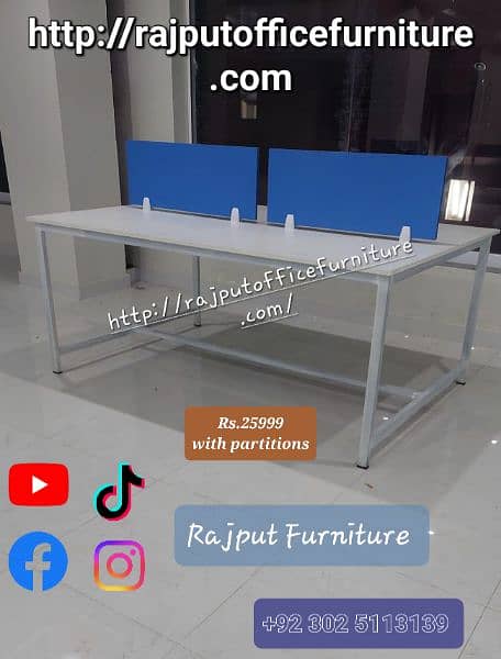 Office Workstations | Staff Working Tables in latest designs 4