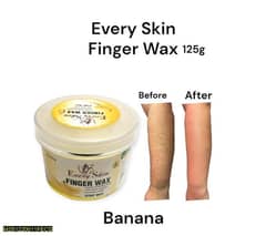 Banana finger wax