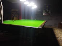 We're providing snooker tables club billiards and handball