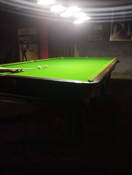 We're providing snooker tables club billiards and handball 2