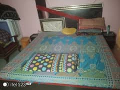 king bed with side tables for sale 0