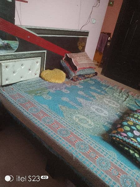 king bed with side tables for sale 4