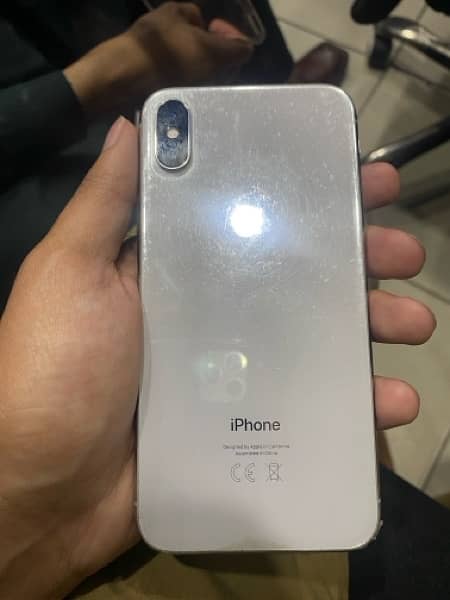 Iphone X PTA Approved 64gb with full box 0
