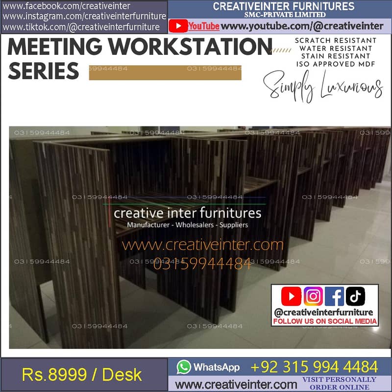 Office Workstations Staff Working Tables Meeting Conference Chair Desk 18