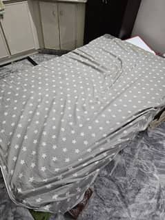single mattress with cover