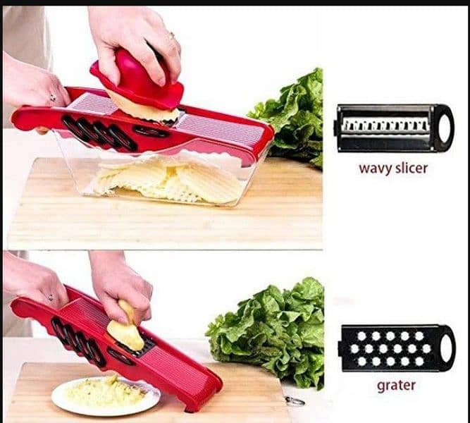 3 in 1 manual vegetables cutter slicer for kitchen stainless stee 14