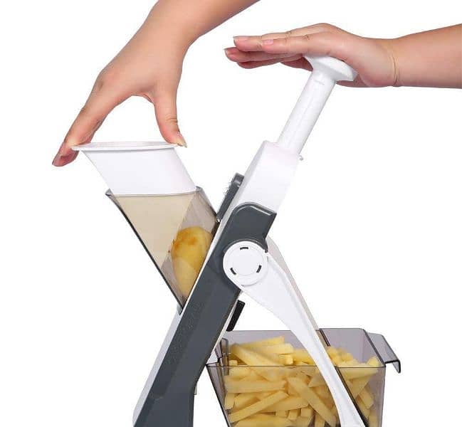 3 in 1 manual vegetables cutter slicer for kitchen stainless stee 15