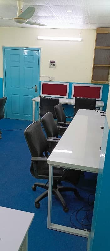 Fully Furnished Office Abailable In barkat Market Garden Town 4