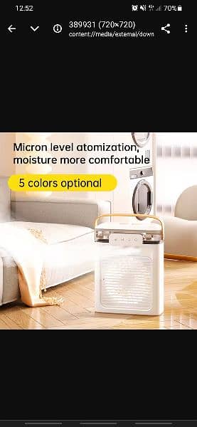 mini Air cooler fan top quality imported in 7 colours 3