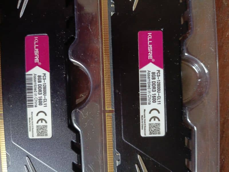 Kllisre DDR3 16GB Memory Ram 1600 MHz Desktop Dimm Non-ECC (Delivery) 3