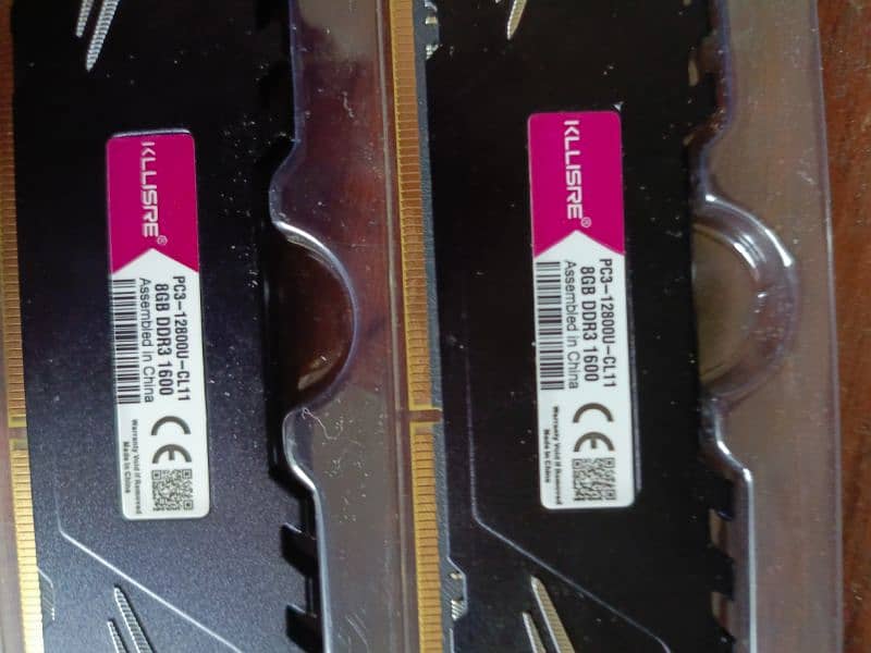 Kllisre DDR3 16GB Memory Ram 1600 MHz Desktop Dimm Non-ECC (Delivery) 4