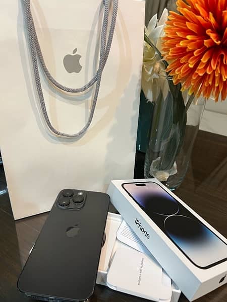 iphone 14 pro max non pta factory unlocked Space Black boxed 128 gb 0
