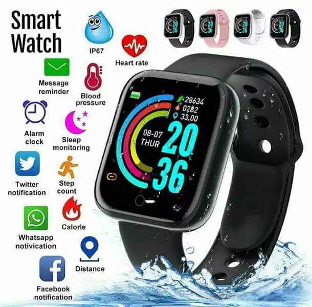 D20 Smart Watch - Fitness Tracker - Smart Watch 3