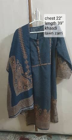 lawn/embroidered/good condition clothes 0