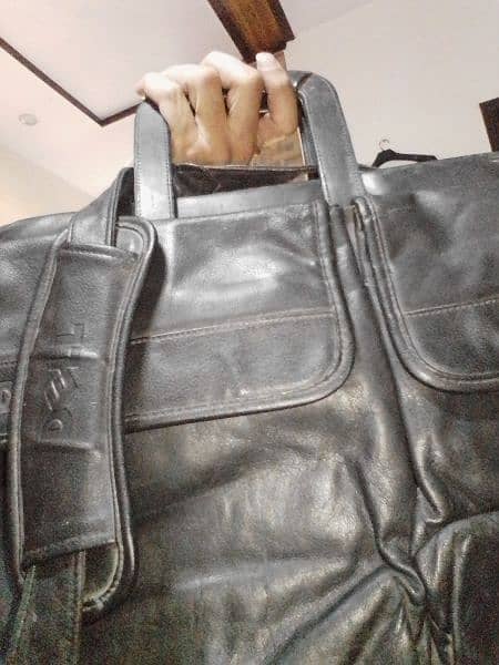 laptop pure leather bag 5