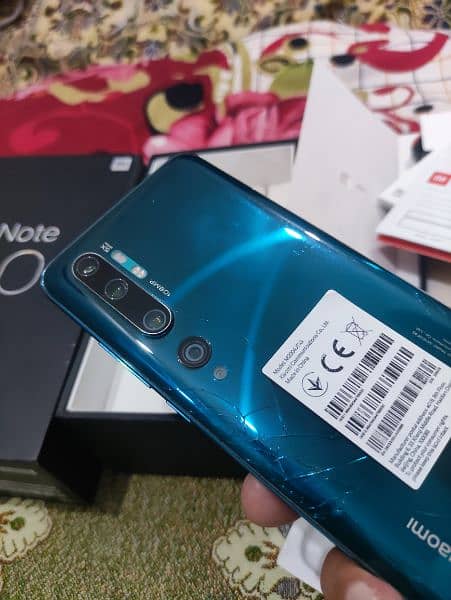 Xiaomi mi note 10 pro 8+5=13/256 GB special edition Full box 2