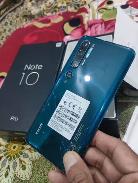 Xiaomi mi note 10 pro 8+5=13/256 GB special edition Full box 6