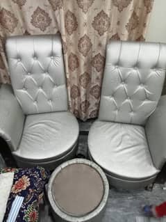 Two Seater Sofa Set with Table available for sale in good condition