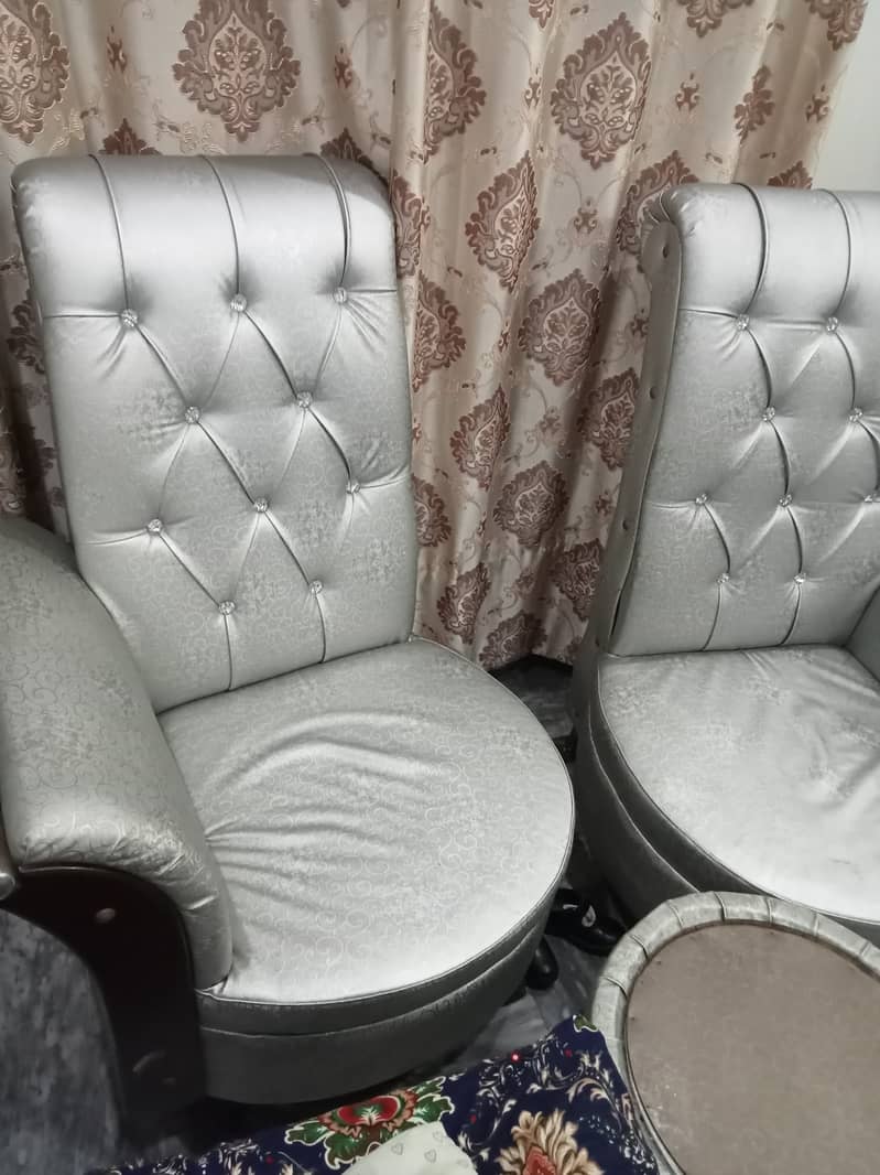 Two Seater Sofa Set with Table available for sale in good condition 1
