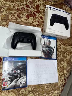 Sony Ps5 original black controller with box