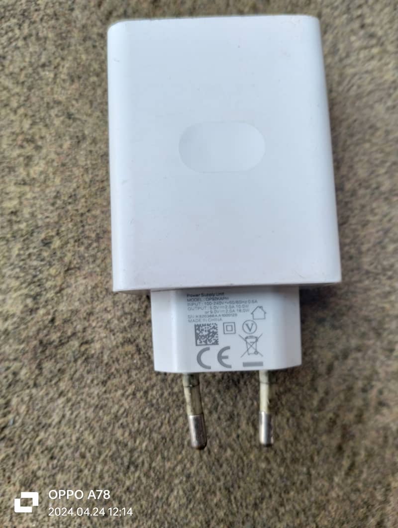 Original Oppo charger 18w 0