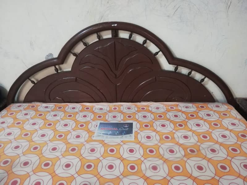 Double bed with Canon mattress 6 Inches Queen (6' x 6') 8