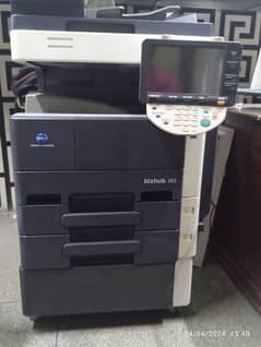 Bizhub 283 model ha reconditioned all new every thing is Ok 0