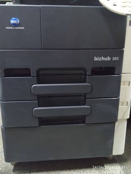 Bizhub 283 model ha reconditioned all new every thing is Ok 3