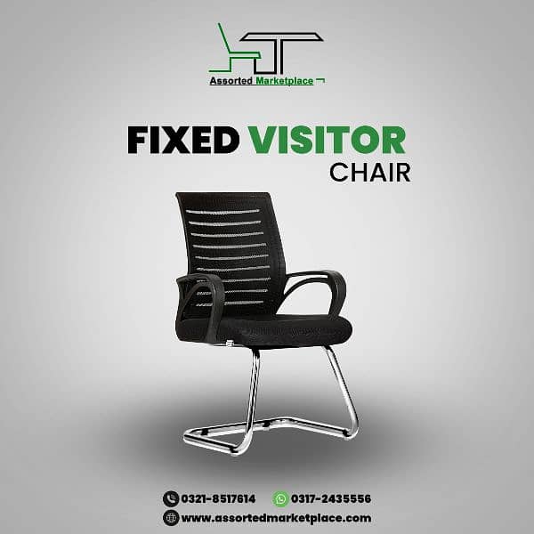 OFFICE CHAIRS - EXECUTIVE CHAIRS - VISITOR CHAIRS - FIXED CHAIR 5