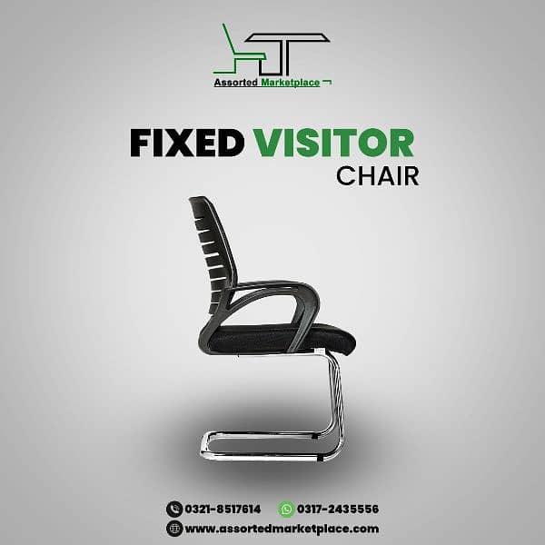 OFFICE CHAIRS - EXECUTIVE CHAIRS - VISITOR CHAIRS - FIXED CHAIR 7