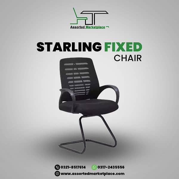 Fixed Visitor Chair - Meeting Chair - Office Chairs 4