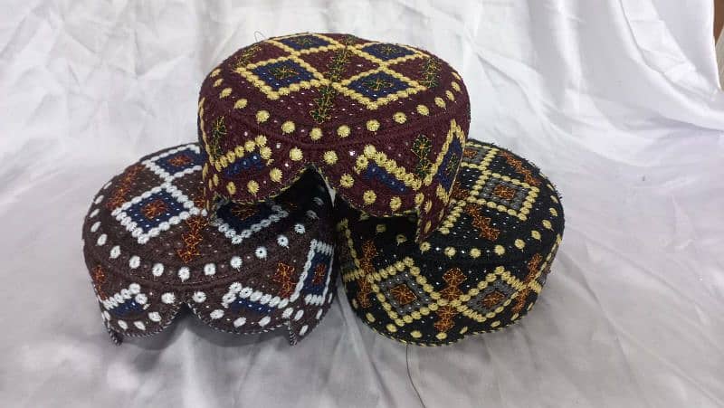 SPECIAL QUALITY HAND MADE STYLE SINDHI TOPI 1